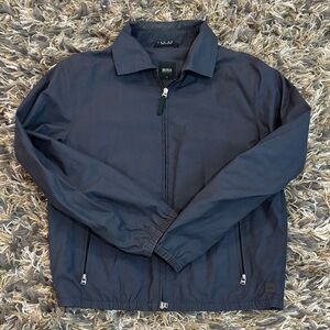 Boss Men's Dark Blue Lightweight Jacket